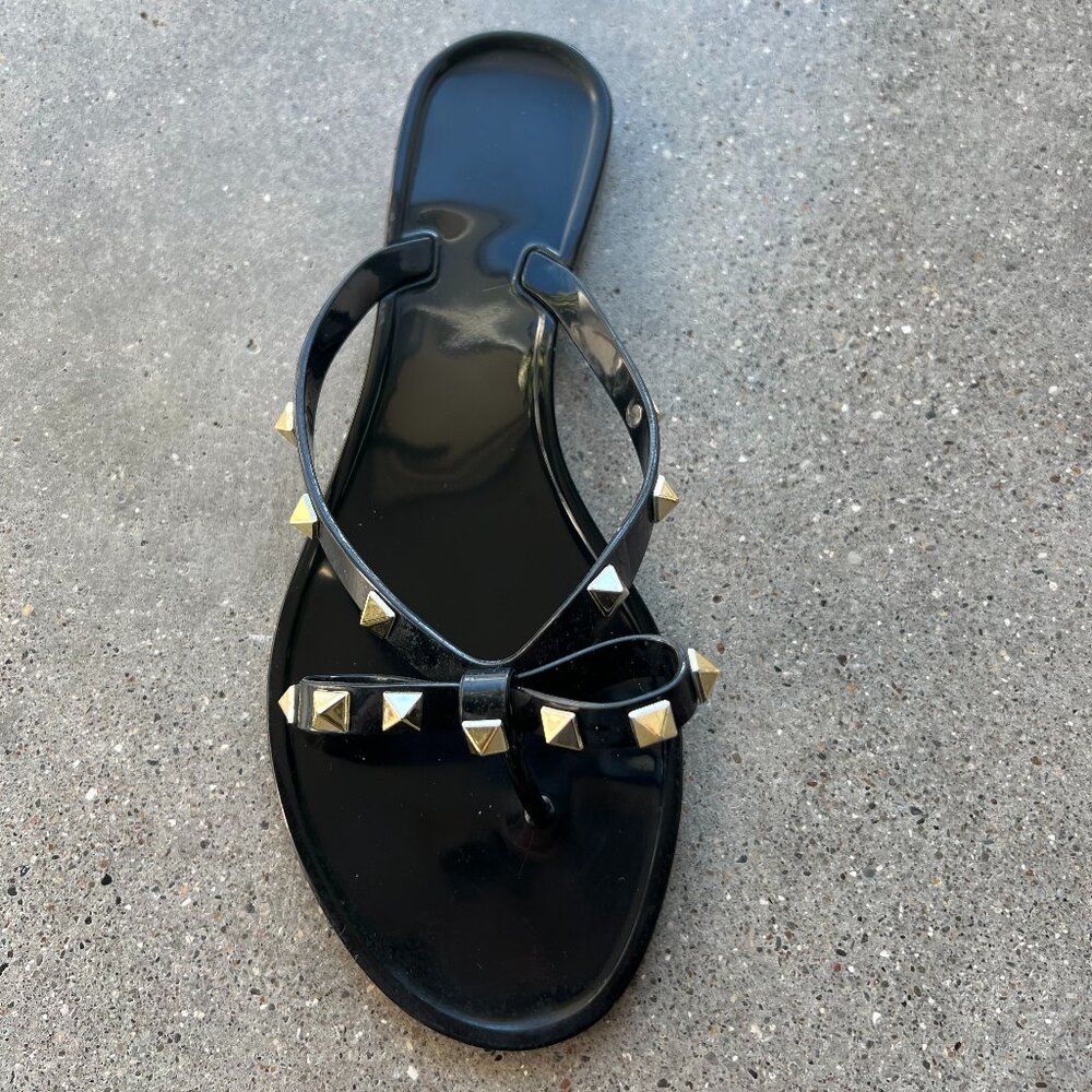 Steven by Steve Madden stud flip flop sandal Valentino
